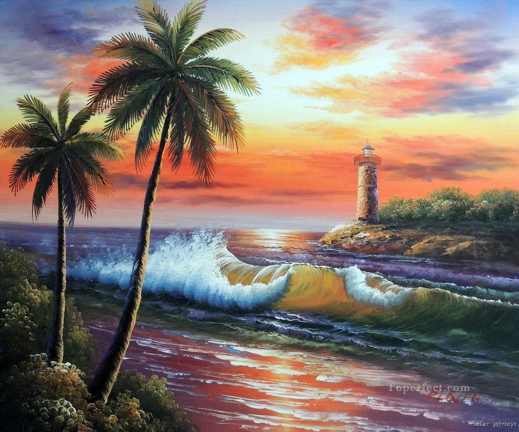 beach scenes Oil Paintings